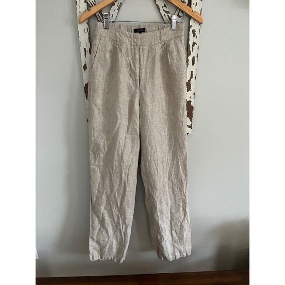 Quince Pants - Quince 100%Linen Pants Lined Size 0